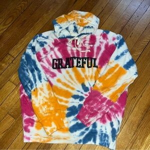Spiritual Gangster Tie Dye GRATEFUL hoodie